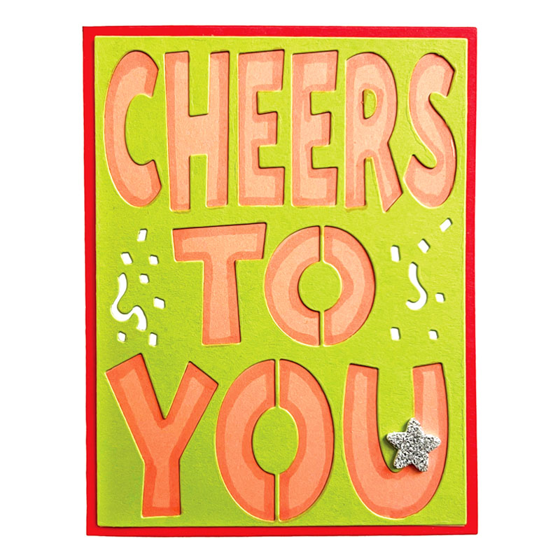 Cheers To You Card Front
