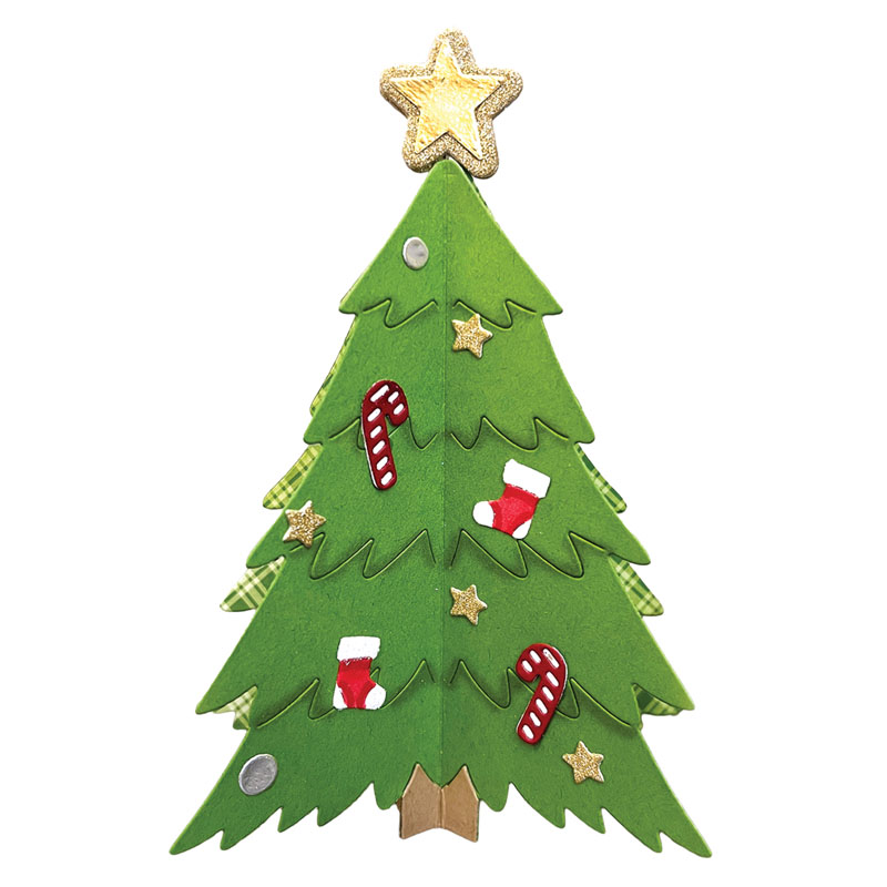 Criss Cross Christmas Tree