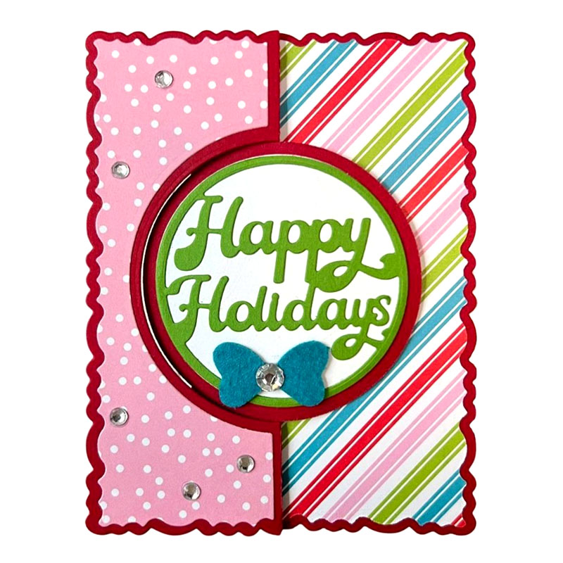 Deckle Edge Large Circle Flip-it