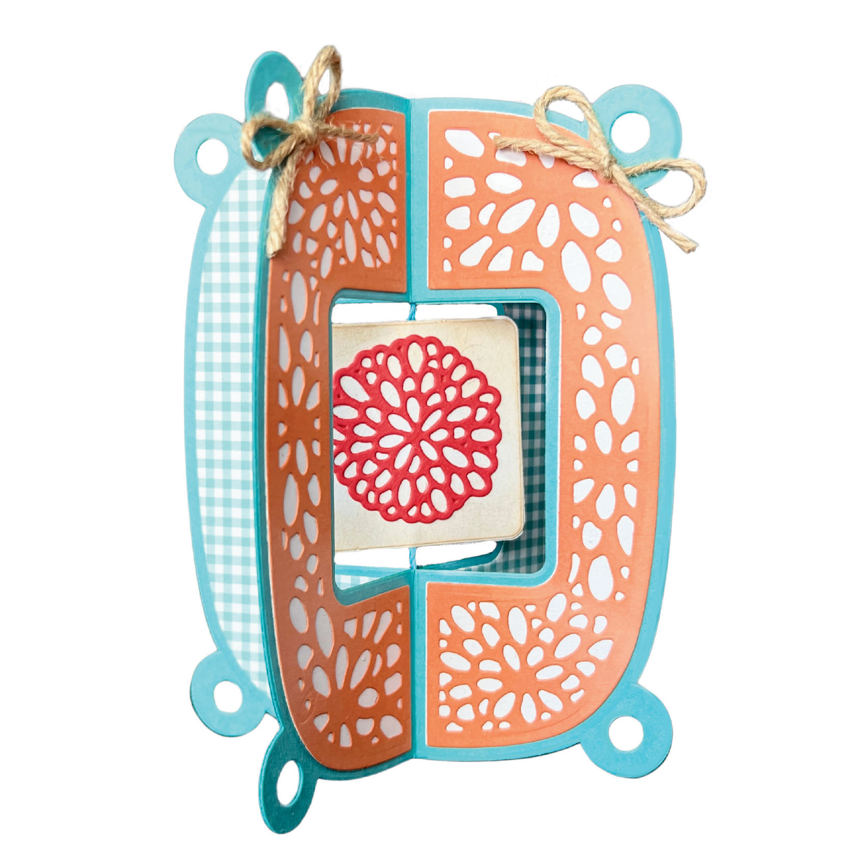 Delightful Criss Cross Card