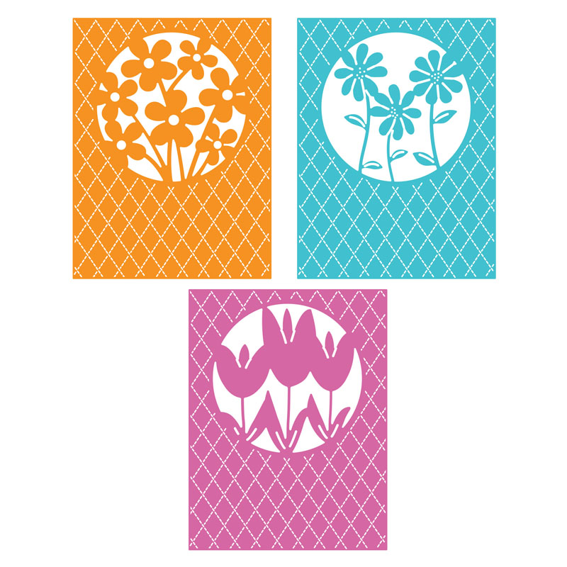 Floral Frenzy Drop-in Dies