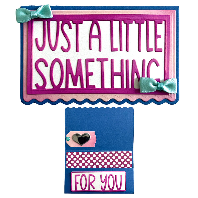  Scalloped Gift Card Holder
