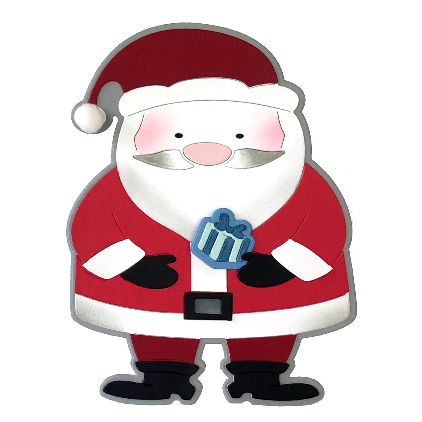  Standing Santa Fold-it
