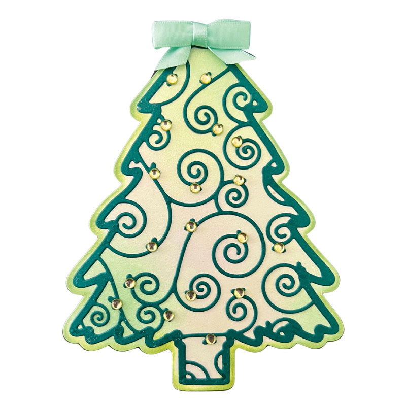 Swirl Christmas Tree Fold-it