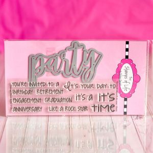Party Statement Stamps & Dies Set of 13