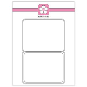 A2 Rounded Corner Basic Card Base Die Set