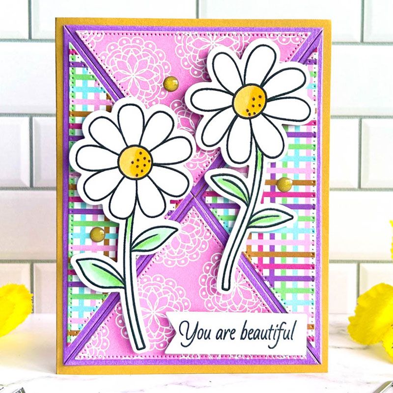 Handmade card made with The Stamps of Life products