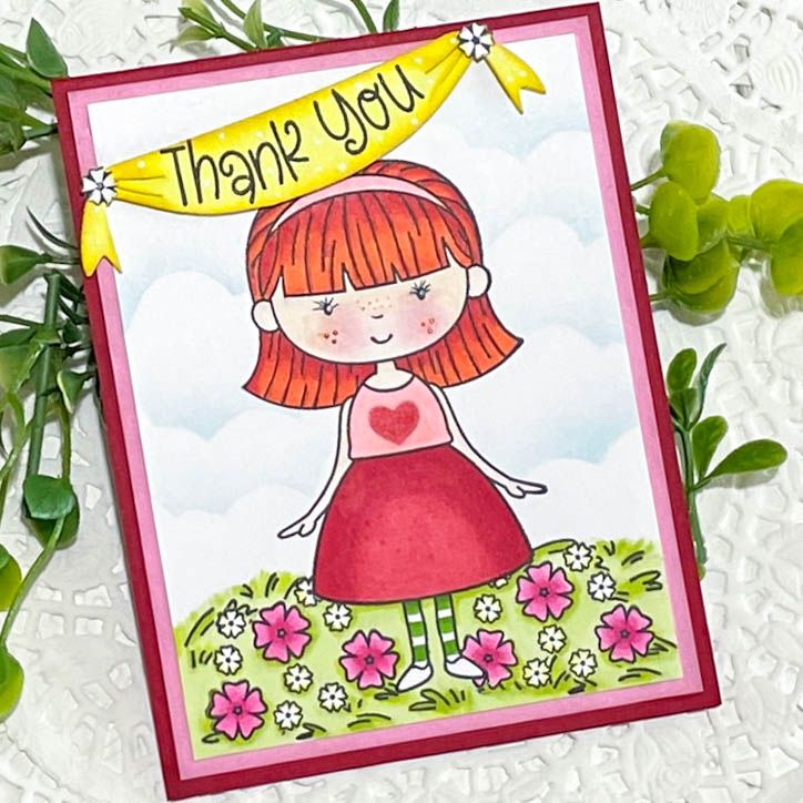 Handmade card made with The Stamps of Life products