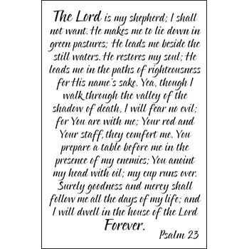 Psalm 23 Stamp Set
