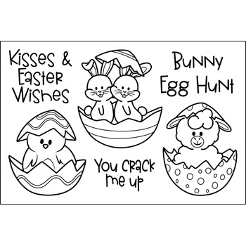 eggs4crittters Stamp Set
