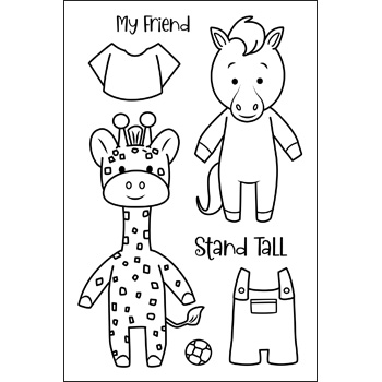 Little Peeps - Giraffe & Horse
