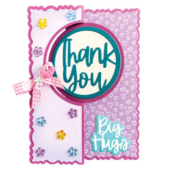 5x7 Deckle Edge Circle Flip-it Card Die Set
HSN Item #939-440
