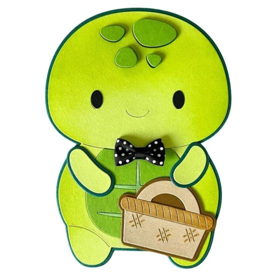 5x7 Turtle Friend Fold-it Card Die Set
