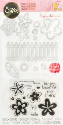 Sizzix Flowers and Fence

