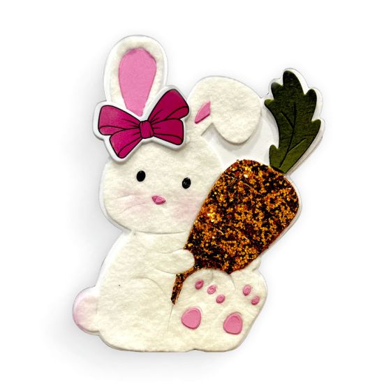Felt Bunny & Carrot Fold-it Card Die Set
