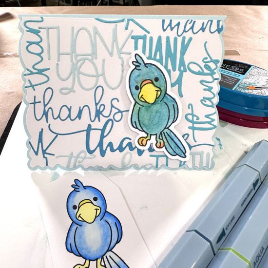 Bird Thank You Note
Created on Stephanie's Crafting Corner #166
