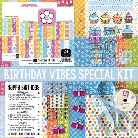 Birthday Vibe Special Kit Featuring Glacier Blue
