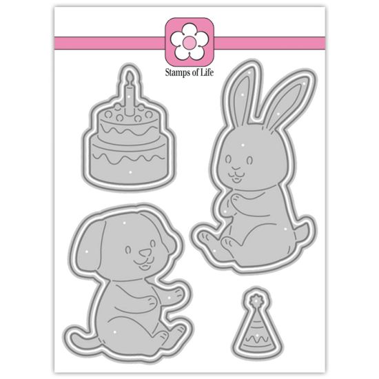 Bunny and Dog Birthday Dies

