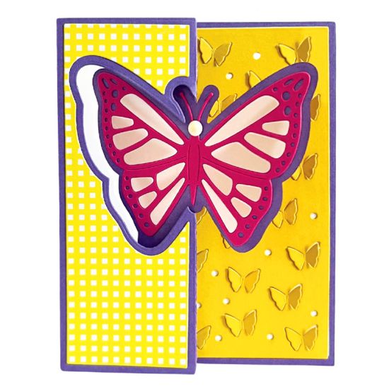 Beautiful Butterfly Flip-it Card Die Set

