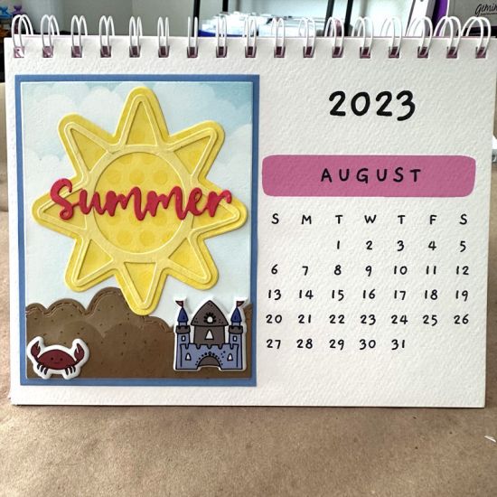 August 2023 Calendar Page

