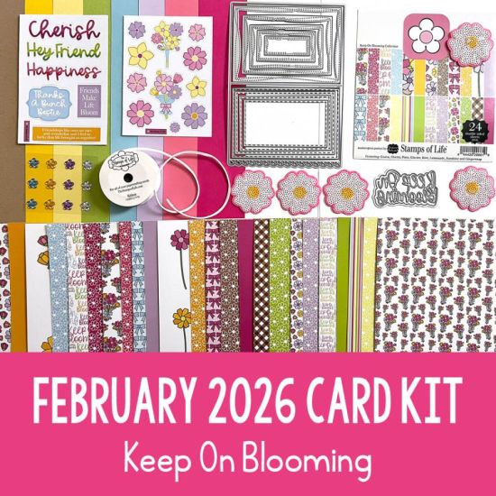 February 2026 Card Kit (Keep On Blooming Collection)
