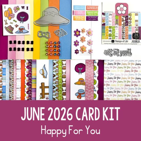 June 2026 Card Kit Happy For You Collection
