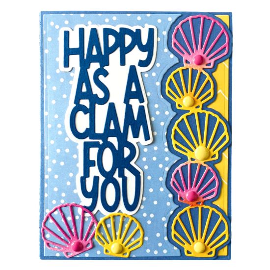 Clam Shell Edge Card Die Set
