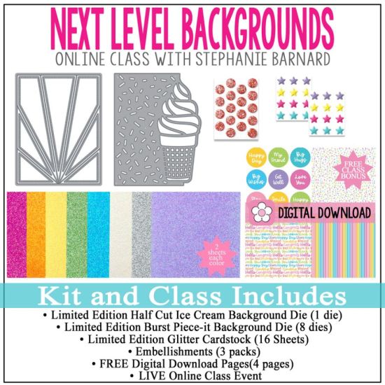 Next Level Backgrounds Online Card Making Class
