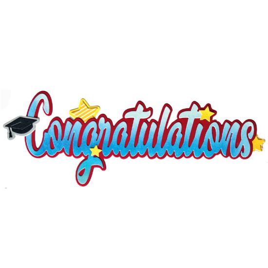 Congratulations Slimline Fold-it Card Die Set
