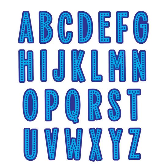 4 Inch Alphabet Dies

