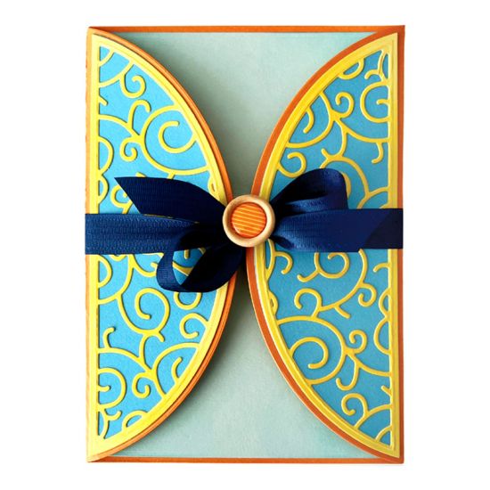 5x7 Rounded Gate Fold Card Die Set
