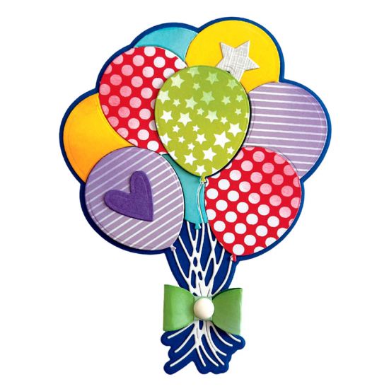 Bunch of Balloons Fold-it Card (Fold-it Club Jan 24)
