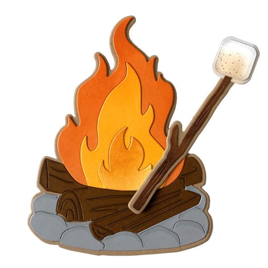 Campfire Fold-it Card Die Set
