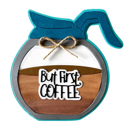 Coffee Pot Fold-it Card Die Set
