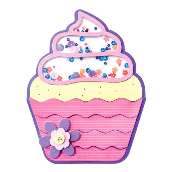 Cupcake Shaker Fold-it Card Die Set
