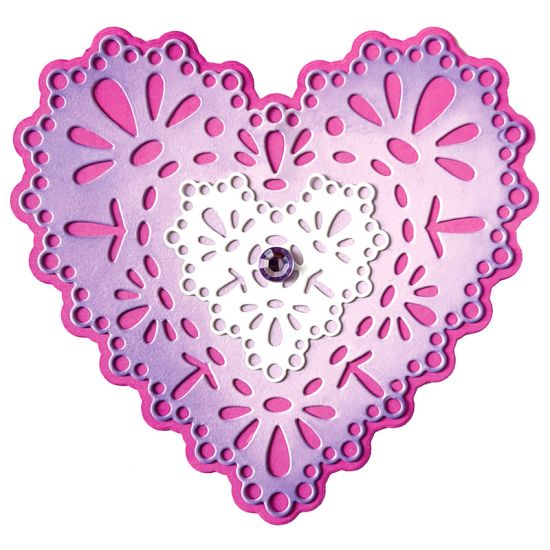 Doily Heart Fold-it
