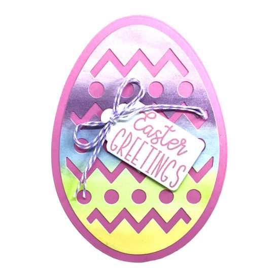HSN Easter Egg Fold-it Card Die Set
