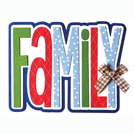 Family Fold-it Card Die Set
