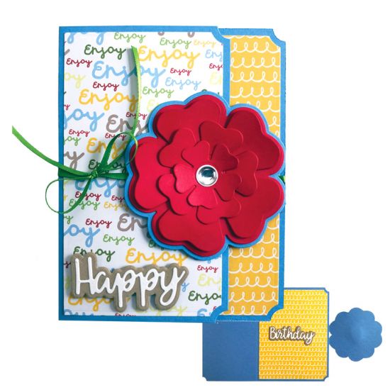 Flower Fold Over Card Die Set
