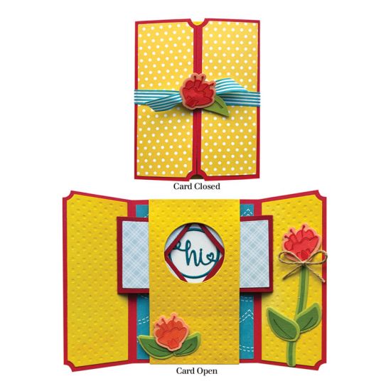 Gate Fold Peek-a-Boo Card Die Set
