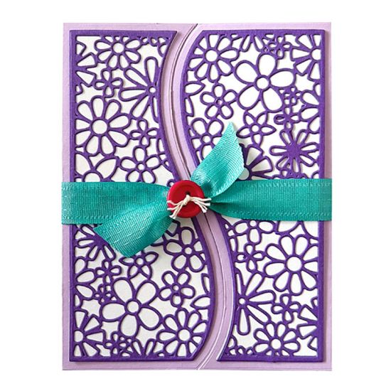 Glitzy Gate Fold Card Die Set
