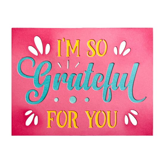 I'm So Gratefule For You Die Set
