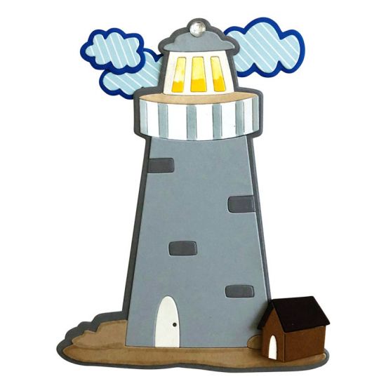 Lighthouse Fold-it Card Die Set
