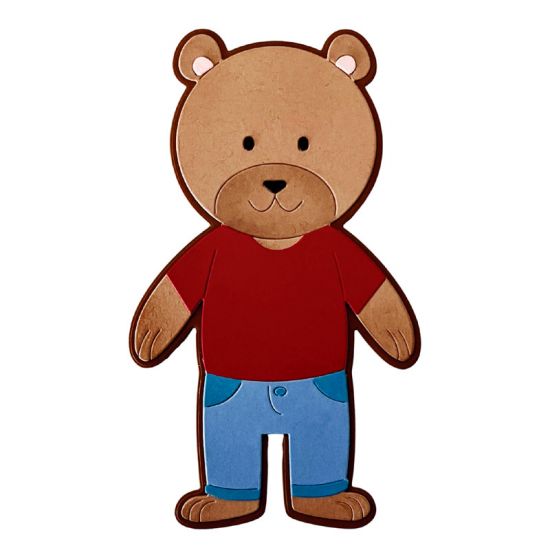 Little Peeps Bear Fold-it Card Die Set
