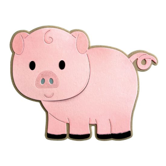 Pig Fold-it Card Die Set
