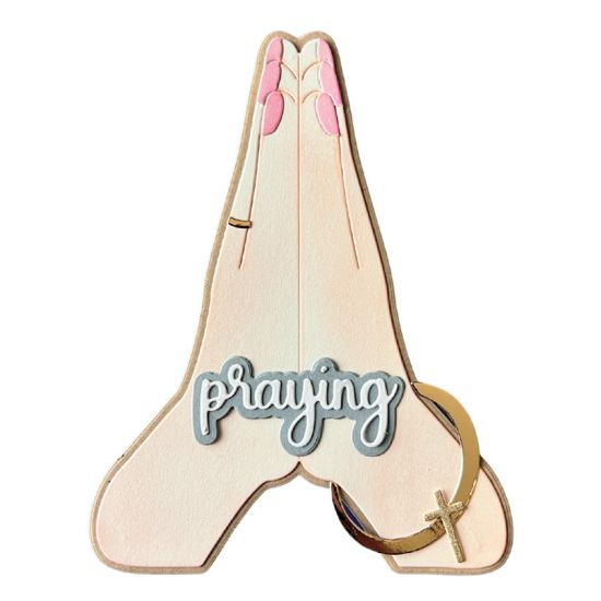 Praying Hands Fold-it Card Die Set
