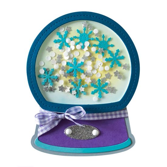 Snowglobe Fold-it Card Die Set
