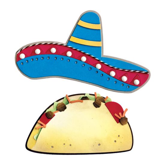 Sombrero & Taco Fold-it Card Die Sets
