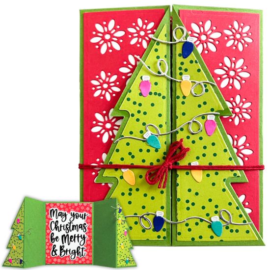 Tree Gate Fold Card Die Set
