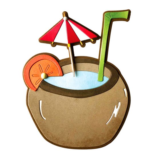 Tropical Drink Fold-it Card Die Set
